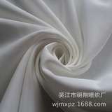 厂家直销 全涤短纤涤纱山东绸 横条立体感强 75D*16S/2 箱包面料